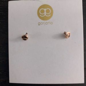 Gorjana brand new rose gold studs